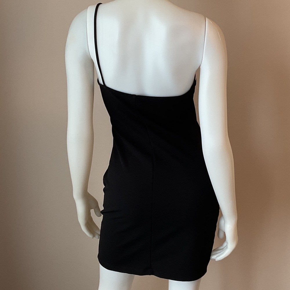 Lovely Day One Shoulder Rhinestone Dress - Picture 3 of 10